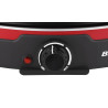 Crêpière électrique 2 plaques amovibles 1350W noir/rouge - BRANDT - CR1350