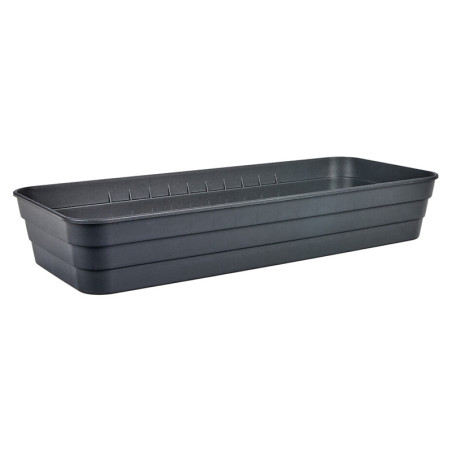 Bac de culture avec couvercle 53x23x20 cm Anthracite - PROGARDEN