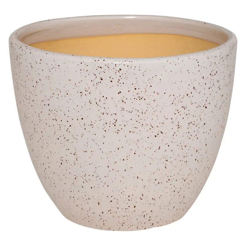 Set de 3 pots Vena en céramique émaillée D30cm Assortis - ATMOSPHERA