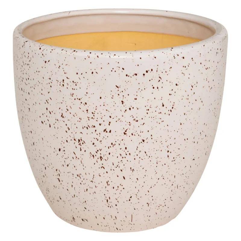Set de 3 pots Vena en céramique émaillée D30cm Assortis - ATMOSPHERA