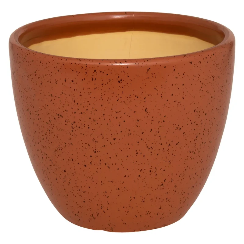 Set de 3 pots Vena en céramique émaillée D30cm Assortis - ATMOSPHERA