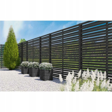 Écran de jardin Stockholm 180x180cm Anthracite - CERLAND