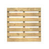 Dalle de terrasse clipsable en bois 50x50cm - CERLAND