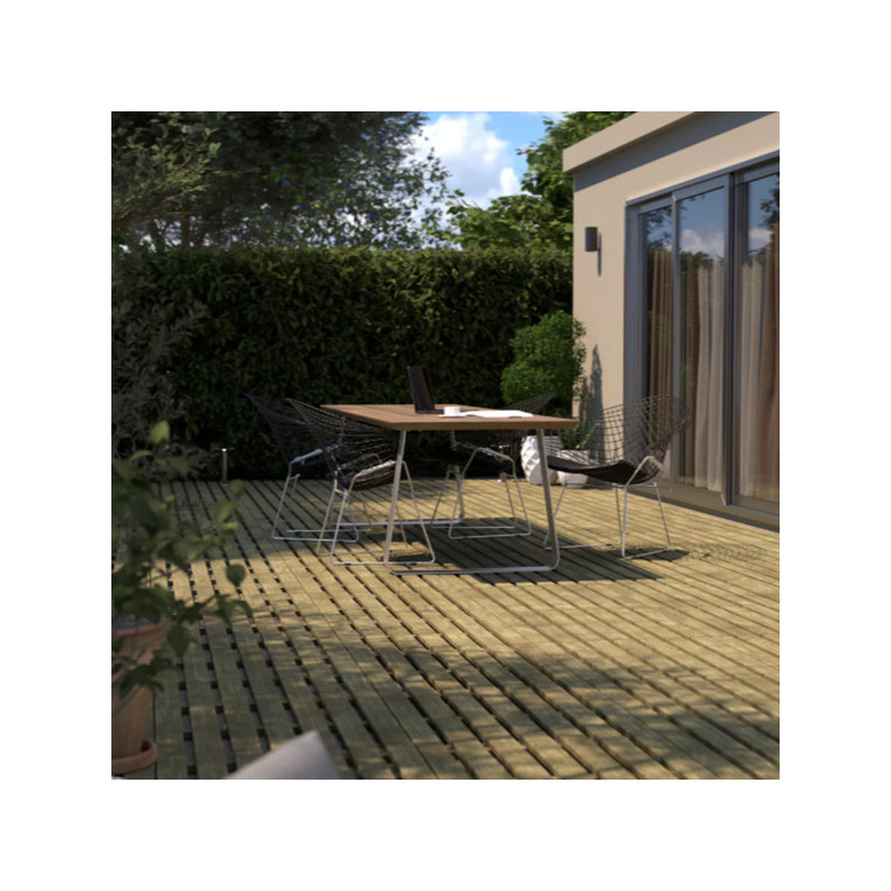Dalle de terrasse clipsable en bois 50x50cm - CERLAND