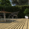 Dalle de terrasse clipsable en bois 50x50cm - CERLAND