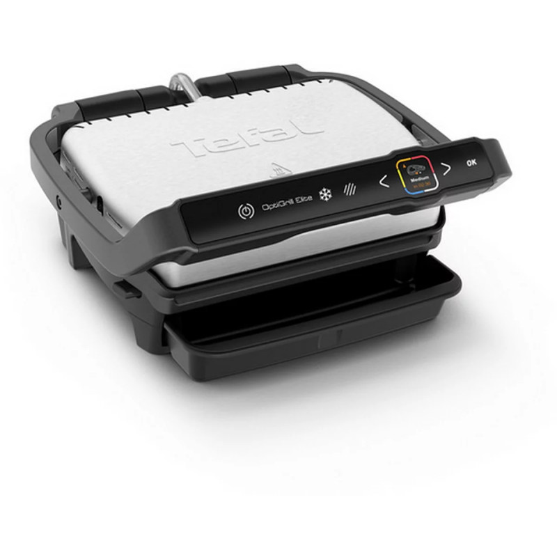 Grill-viande OptiGrill Elite 2000W noir/argent - TEFAL - GC750D12