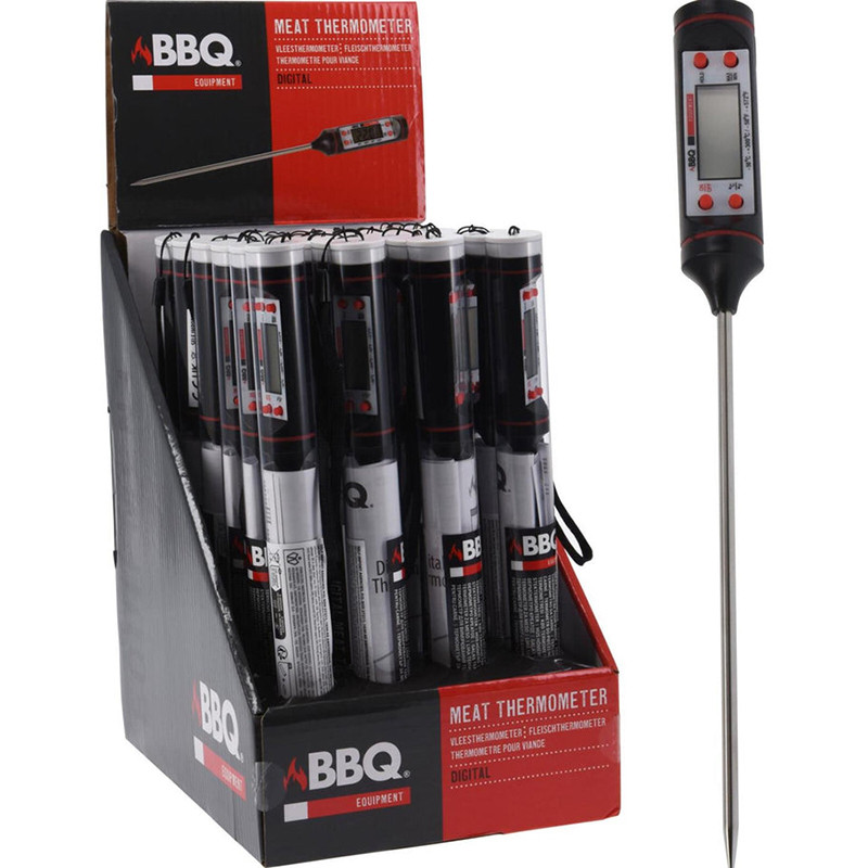 Thermomètre à viande numérique B/O - BBQ
