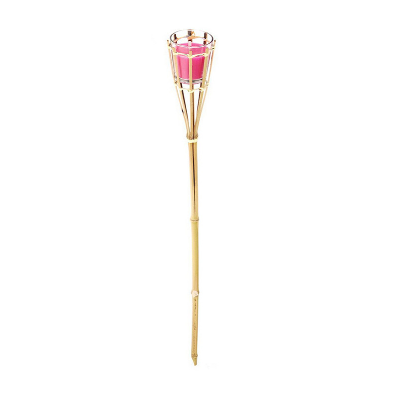 Torche de jardin avec bougie à la citronnelle 76 cm - PROGARDEN