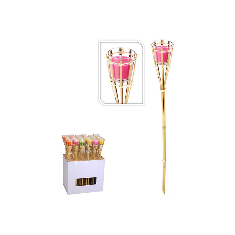 Torche de jardin avec bougie à la citronnelle 76 cm - PROGARDEN