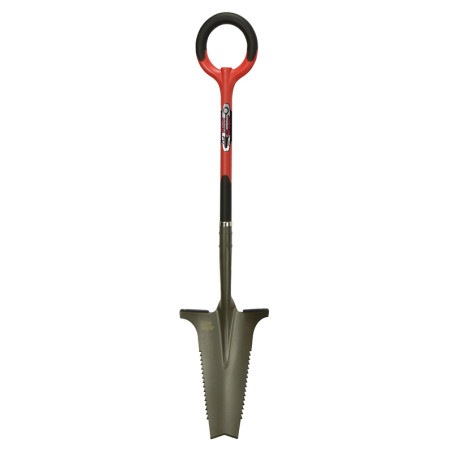Bêche de jardinage multifonction Root Slayer Rouge/Gris - VENTEO - 3700421911974