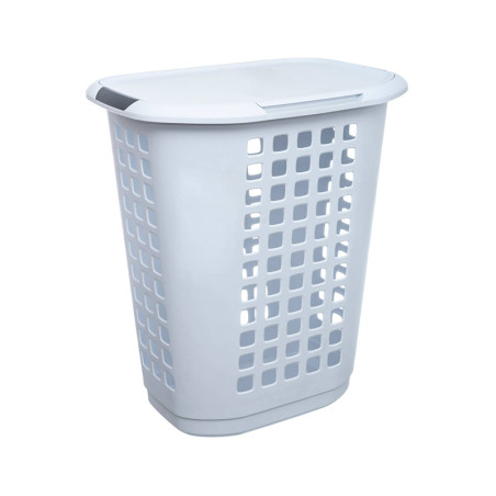 Panier à linge fermé Hugger 63L Blanc - 5FIVE