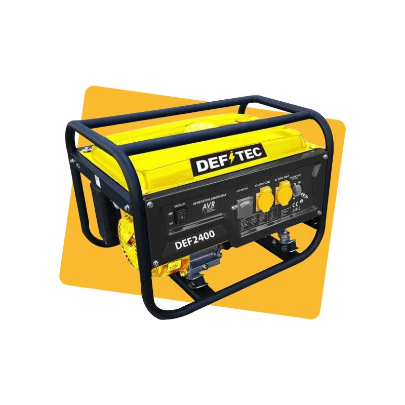 Groupe électrogène essence de chantier DEFITEC Def2400, 2000 watts
