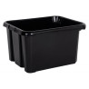Bac de manutention empilable 16L Noir - SPACEO
