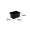 Bac de manutention empilable 16L Noir - SPACEO