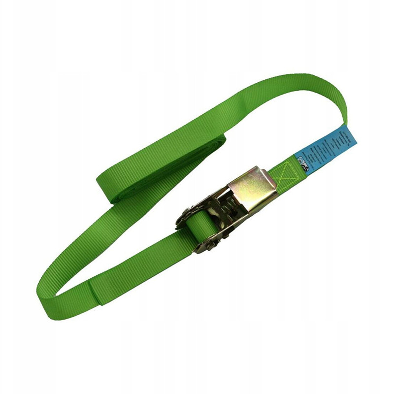 Lot de 2 sangles à cliquet 25mm x 5m Vert - STANDERS