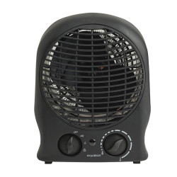Radiateur soufflant électrique Flag 4 2000 W Noir - EQUATION