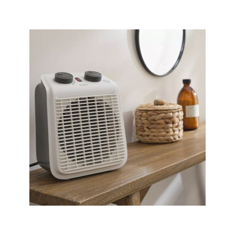 Radiateur soufflant pour salle de bains Five 2 2000 W Gris anthracite - EQUATION