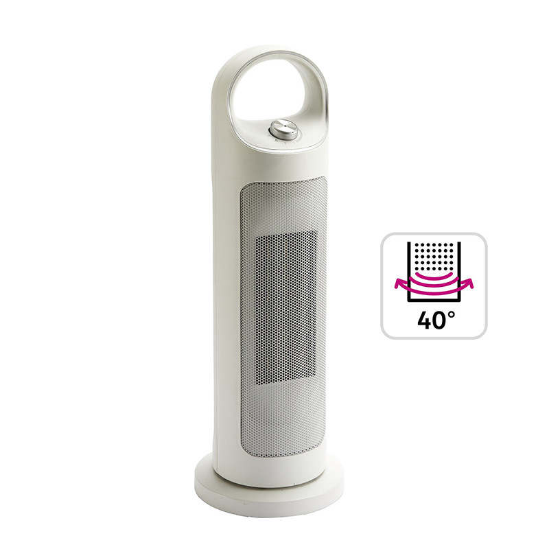 Soufflant céramique mobile Tower 2 2000 W Blanc - EQUATION