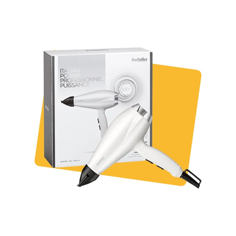 Sèche cheveux Paris Speed Pro 2000 - 6704WE - BABYLISS