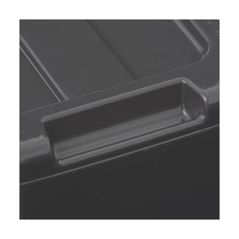 Poubelle rectangulaire à 2 ouvertures plastique 25L Gris - 5FIVE