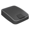Poubelle rectangulaire à 2 ouvertures plastique 25L Gris - 5FIVE