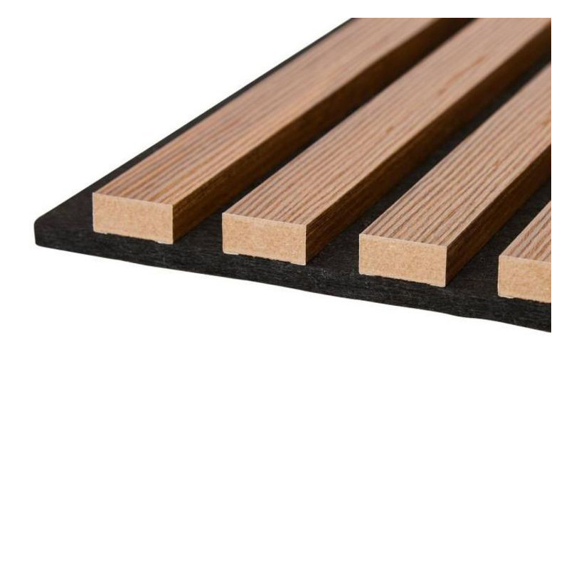 Panneaux décoratifs Colva effet Noyer 30x30 cm Marron/Noir - ATMOSPHERA