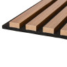 Panneaux décoratifs Colva effet Noyer 30x30 cm Marron/Noir - ATMOSPHERA