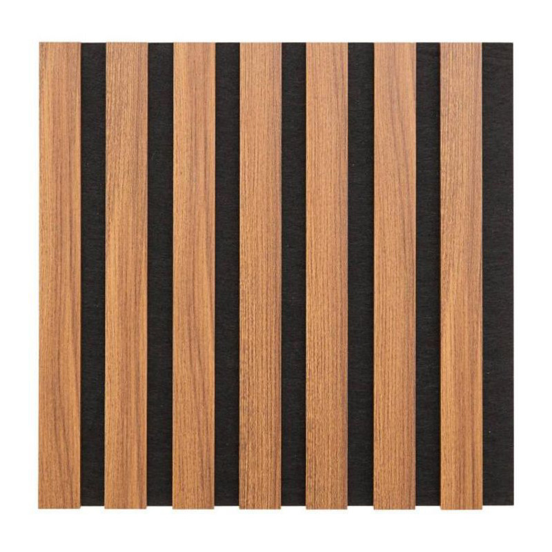 Panneaux décoratifs Colva effet Noyer 30x30 cm Marron/Noir - ATMOSPHERA