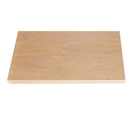 Plan de travail stratifié Classic 246×63,5×3,8 cm Chêne naturel