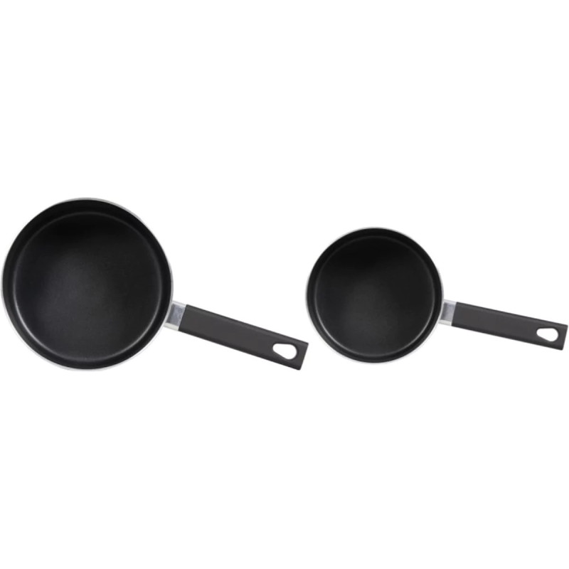 Set 2 casseroles aluminium 18 / 20 cm noir - LIVOO - MEP154N