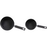 Set 2 casseroles aluminium 18 / 20 cm noir - LIVOO - MEP154N