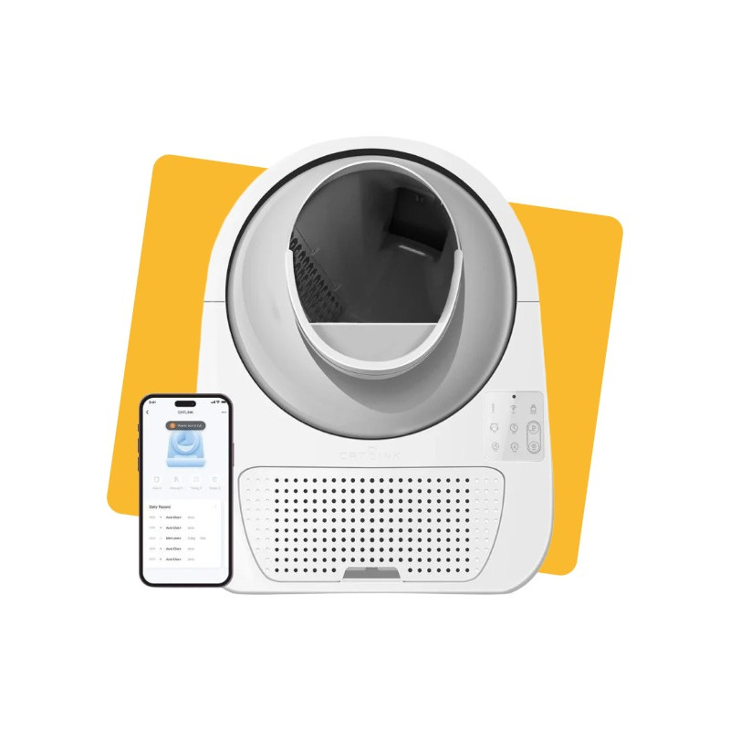 Litière intelligente autonettoyante luxury pro-x blanc - CATLINK - CATLINK-PRO