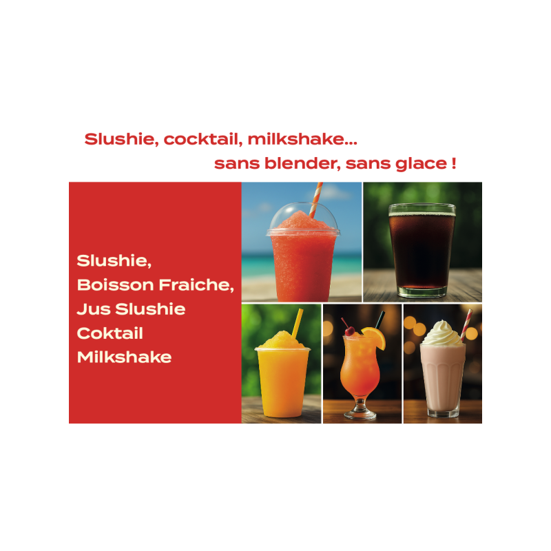 Machine à slushy et boissons glacées 265W - TECHWOOD - ROBTSLU2066TECH