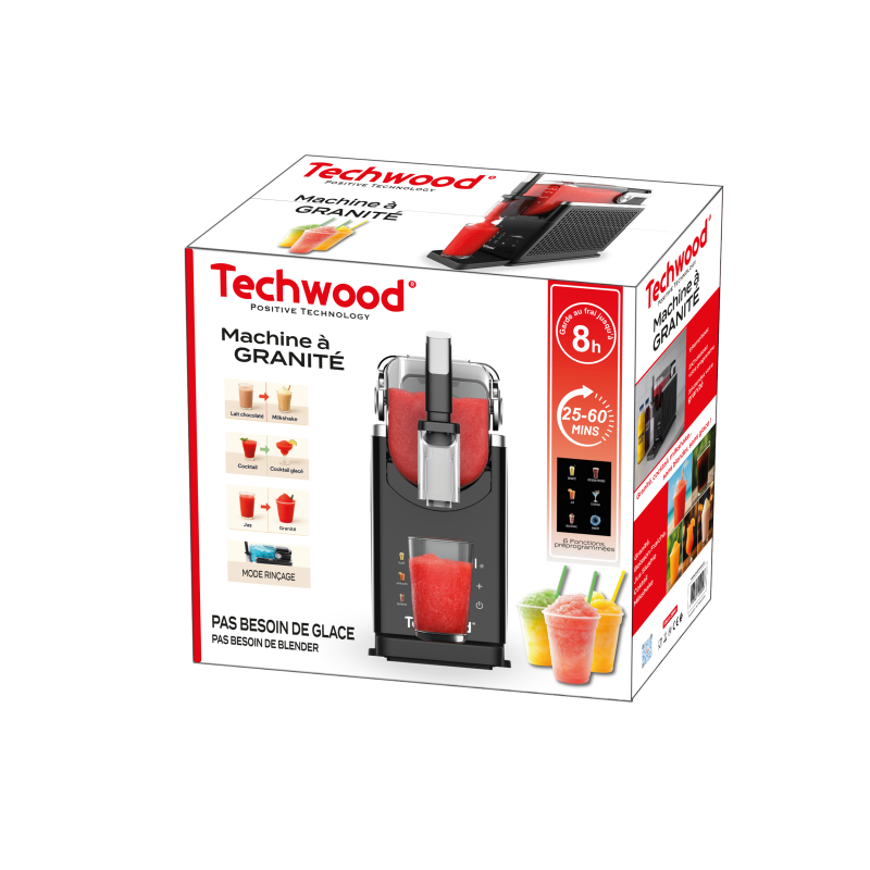 Machine à slushy et boissons glacées 265W - TECHWOOD - ROBTSLU2066TECH