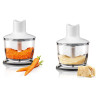 Mixeur plongeant multifonctions MultiQuick 3 Vario 750W Gris/Blanc - BRAUN - MQ3125B
