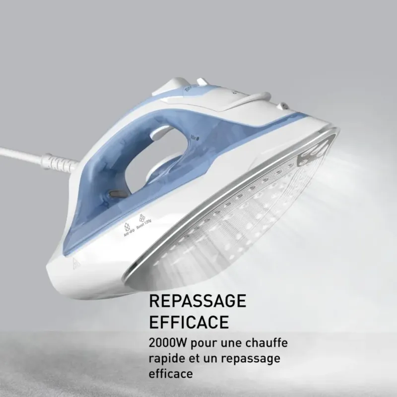 Fer vapeur Virtuo 30, 2000W, bleu - CALOR - FV2C41C0
