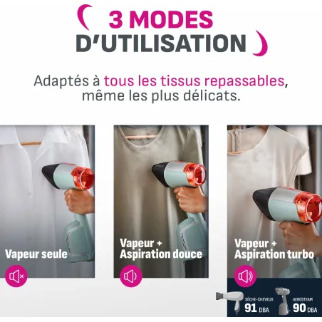 Défroisseur vapeur AeroSteam 1400W blanc - CALOR - DT9814C0