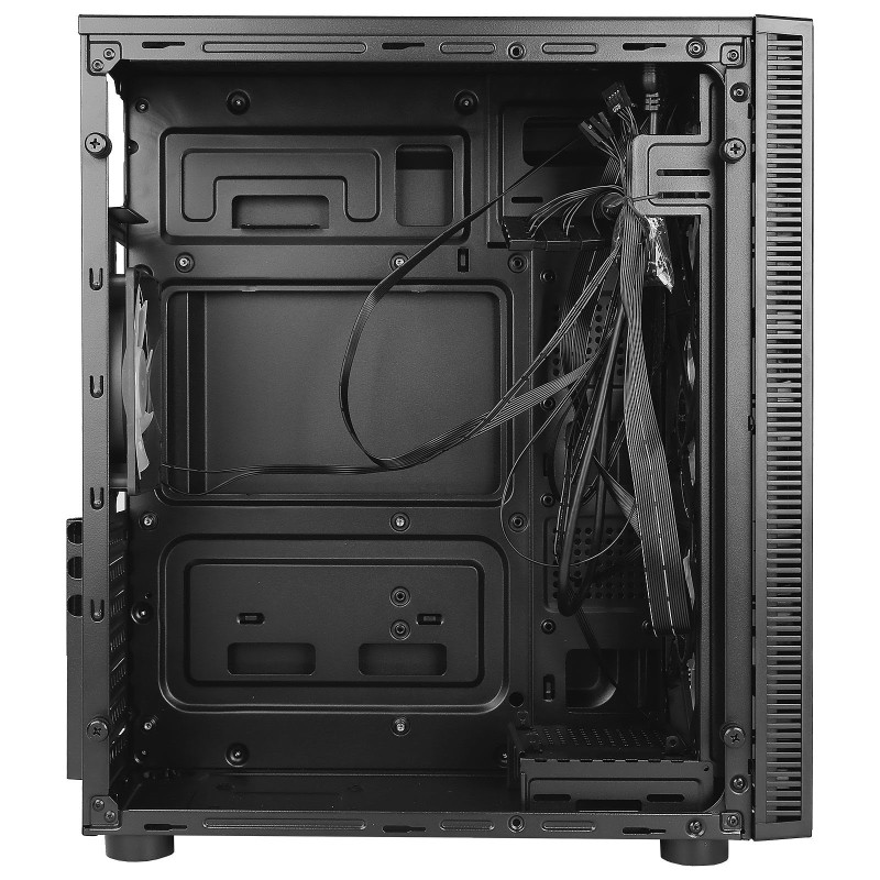 Boîtier moyen tour NX210 avec panneaux vitrés sans alimentation - ANTEC