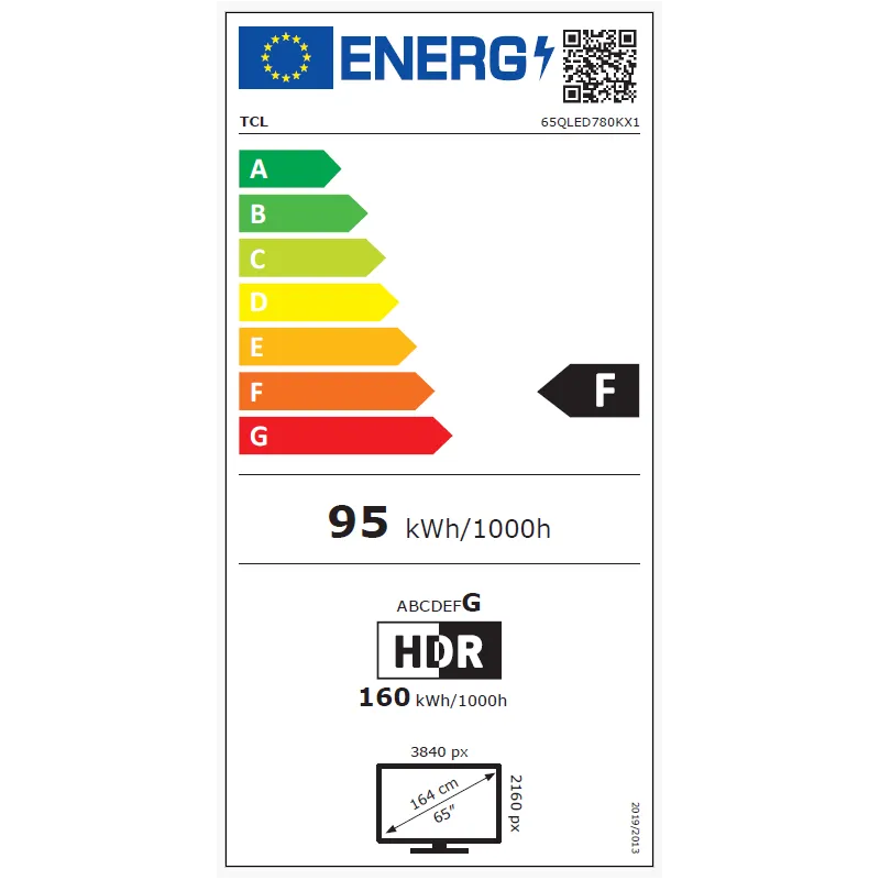 TV - QLED - TCL - 164cm - 4K - 60Hz - Smart TV - 65QLED780K