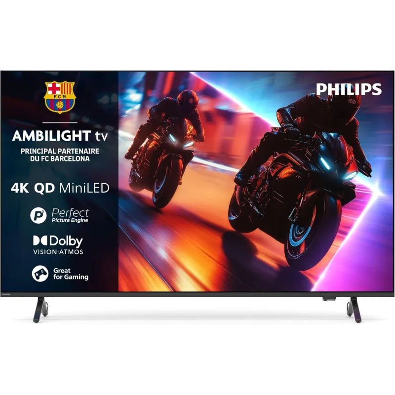 TV - QD MiniLED - PHILIPS - 139cm - 4K - 120Hz - Smart TV - 55MLED910/12