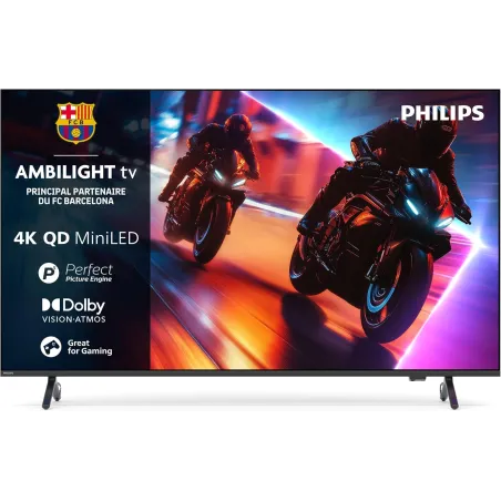 TV - QD MiniLED - PHILIPS - 139cm - 4K - 120Hz - Smart TV - 55MLED910/12