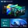 TV - QD MiniLED - PHILIPS - 139cm - 4K - 120Hz - Smart TV - 55MLED910/12