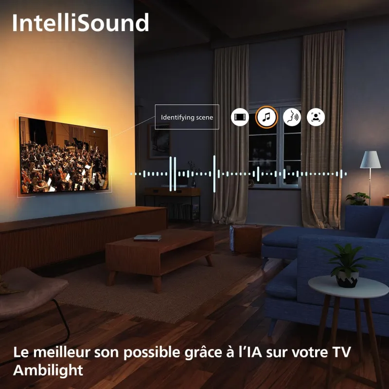 TV - QD MiniLED - PHILIPS - 139cm - 4K - 120Hz - Smart TV - 55MLED910/12