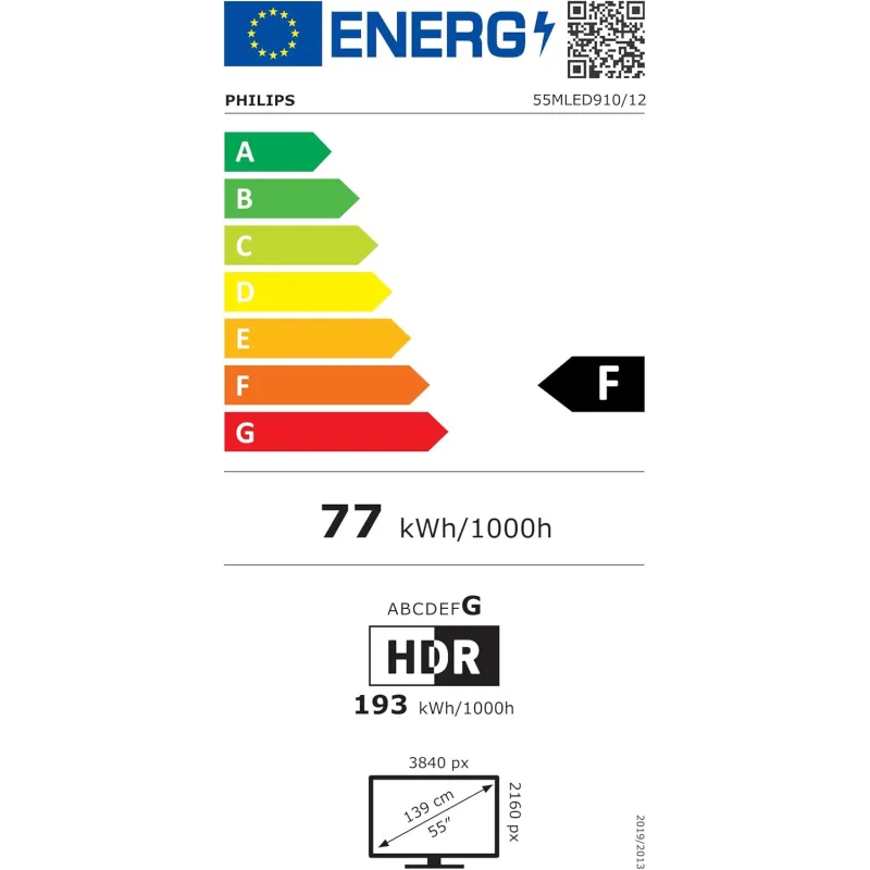 TV - QD MiniLED - PHILIPS - 139cm - 4K - 120Hz - Smart TV - 55MLED910/12