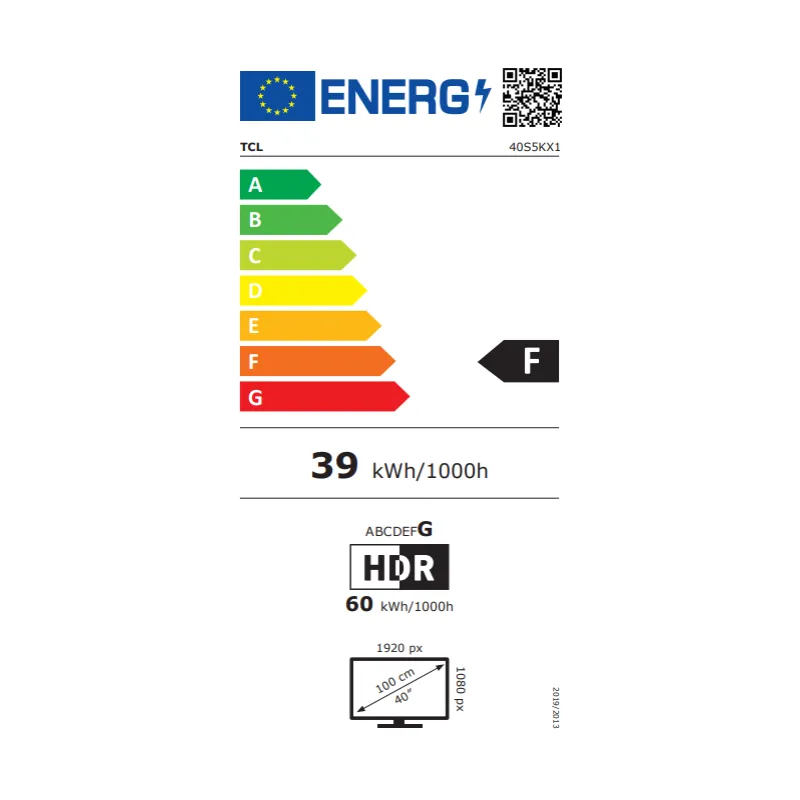 TV - QLED - TCL - 100cm - FHD - 60Hz - Smart TV - 40S59K