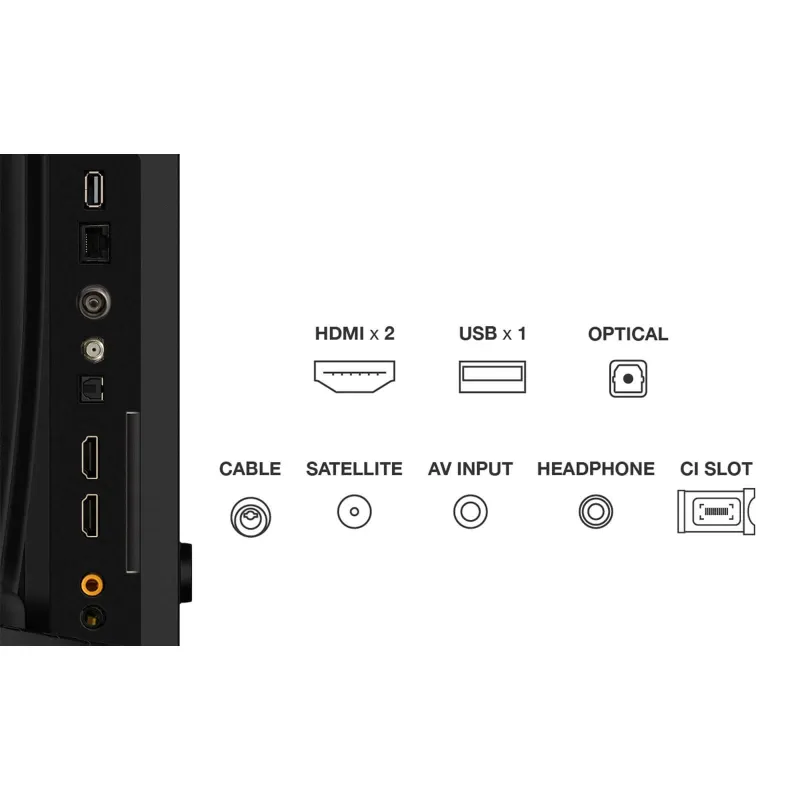 TV - QLED - TCL - 80cm - FHD - 60Hz - Smart TV - 32S5K