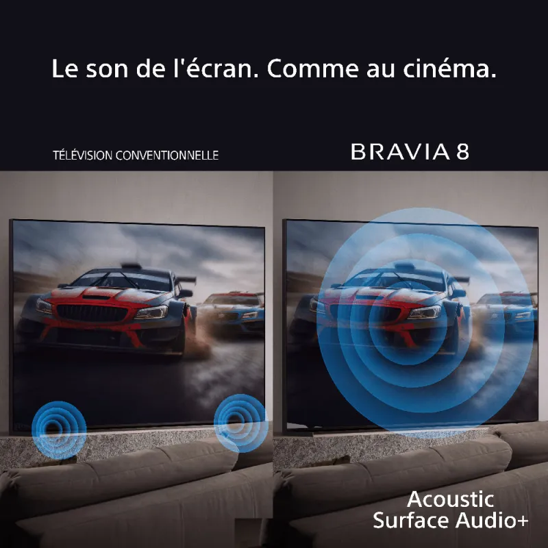 TV - OLED - SONY - 139cm - 4K - 120Hz - Smart TV - K55XR8APAEP