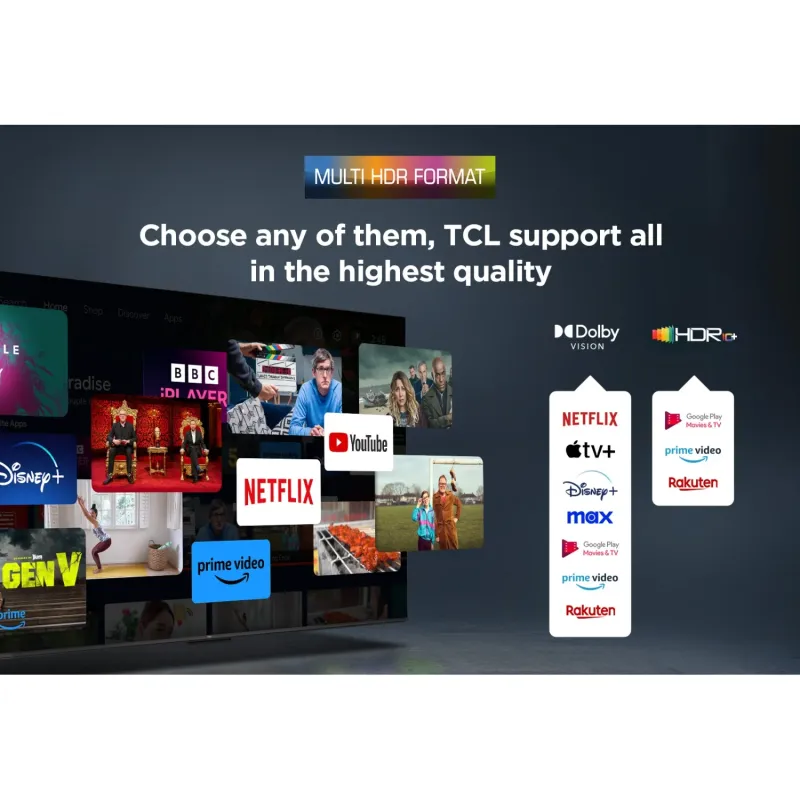 TV - LED - TCL - 139cm - 4K - 60Hz - Smart TV - 55V6C