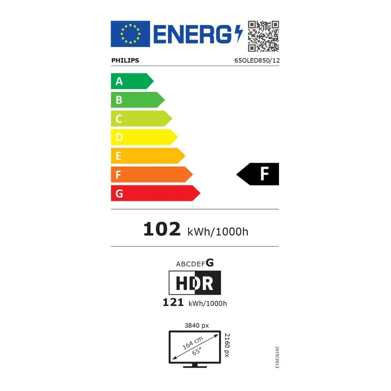 TV - OLED - PHILIPS - 164cm - 4K - 120Hz - Smart TV - Ambilight - 65OLED850/12