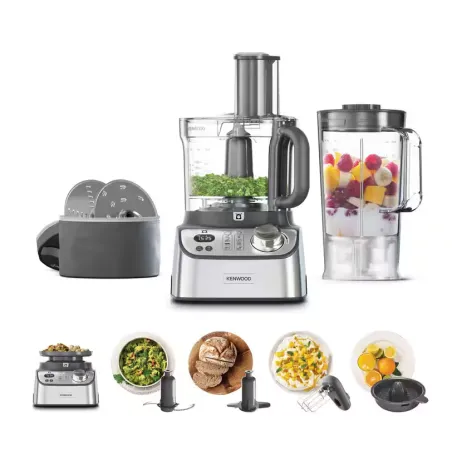 Robot multifonction Mutlipro Express & robot de cuisine 1000W 3L Argent - KENWOOD - FDM71.450SS